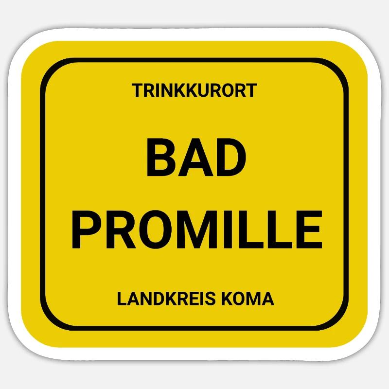 Drinking spa Sticker size S (10 x 10 cm)