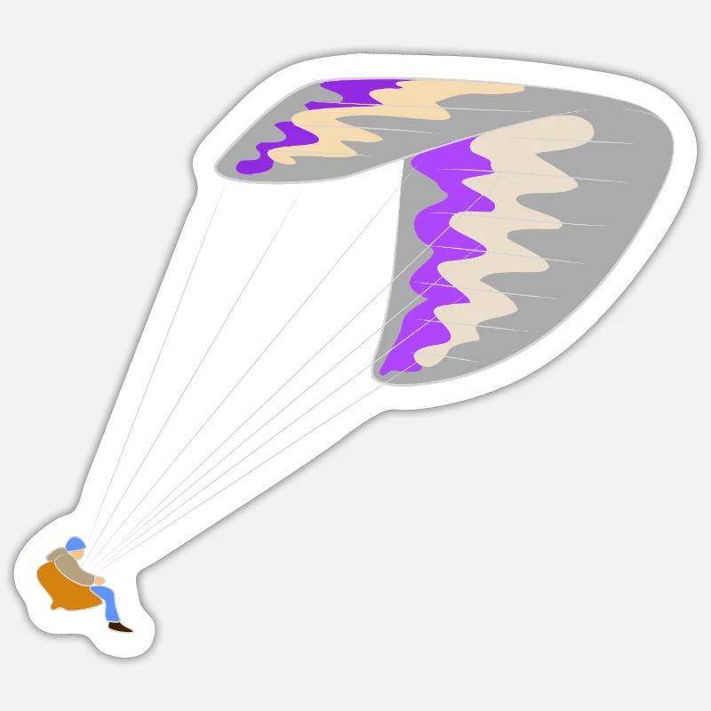 Paraglider Sticker size S (10 x 10 cm)