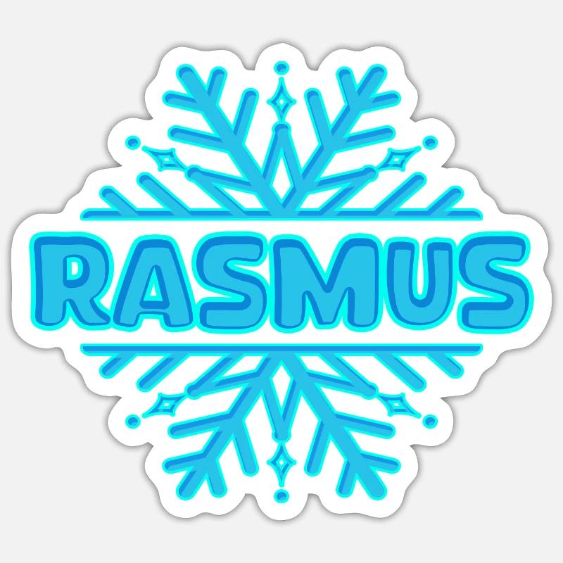 Rasmus Rasmus - Sticker size S (10 x 10 cm) - white matte