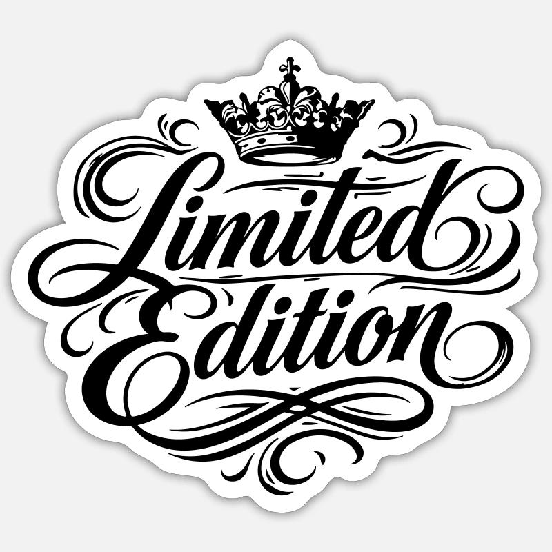 Édition limitée - Sticker taille S (10 x 10 cm) - blanc mat