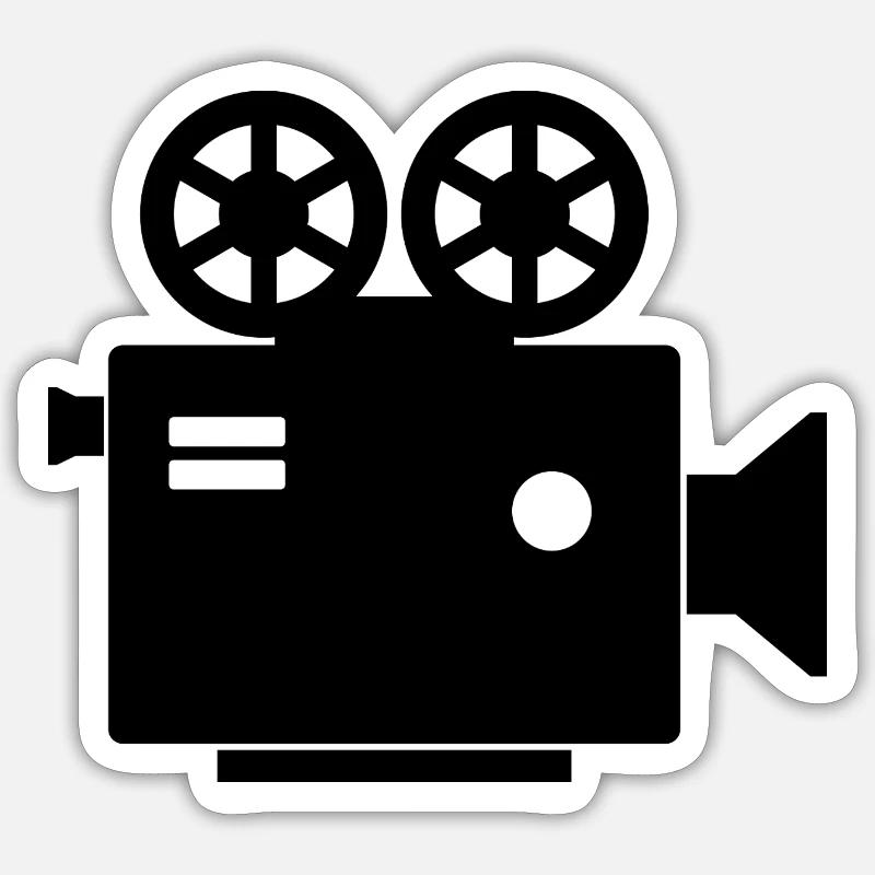 Caméra de cinéma Sticker taille S (10 x 10 cm)