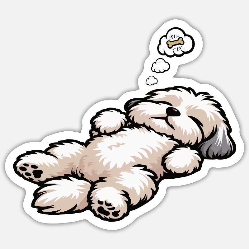 Havanese Havanese Owners Havanese Farmers - Sticker size S (10 x 10 cm) - white matte