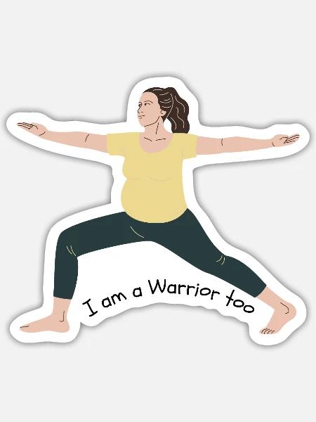  - Sticker size S (10 x 10 cm) - white matte