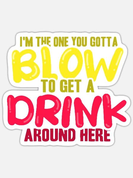 Kellner Barkeeper Ober Bar Bartender barchef - Sticker Größe S (10 x 10 cm) - Mattweiß