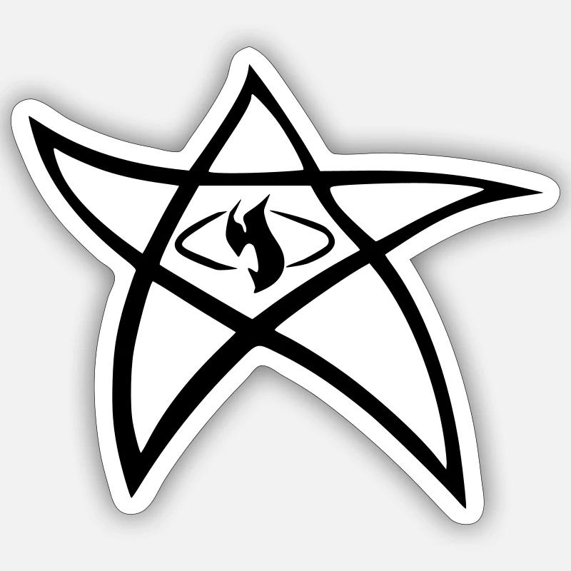 elder sign Sticker Größe S (10 x 10 cm)