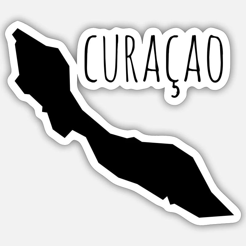 Curacao Sticker size S (10 x 10 cm)