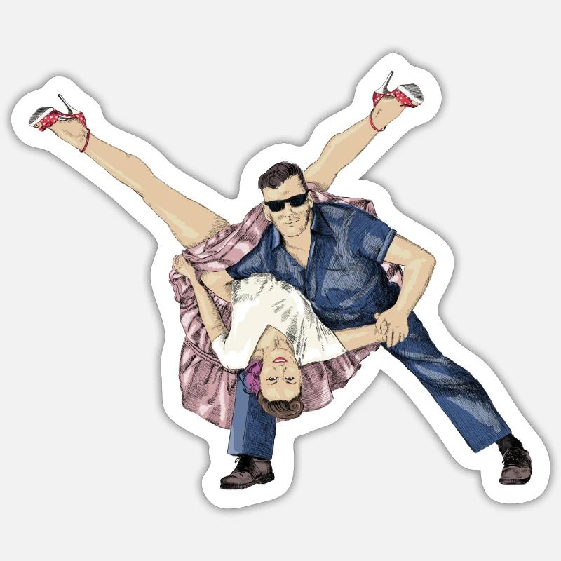 Rock and Roll Sticker size S (10 x 10 cm)