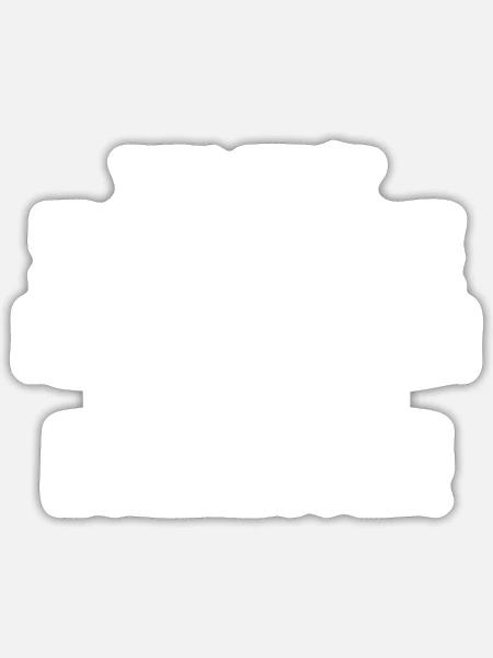 Police Officer - Sticker Größe S (10 x 10 cm) - Mattweiß