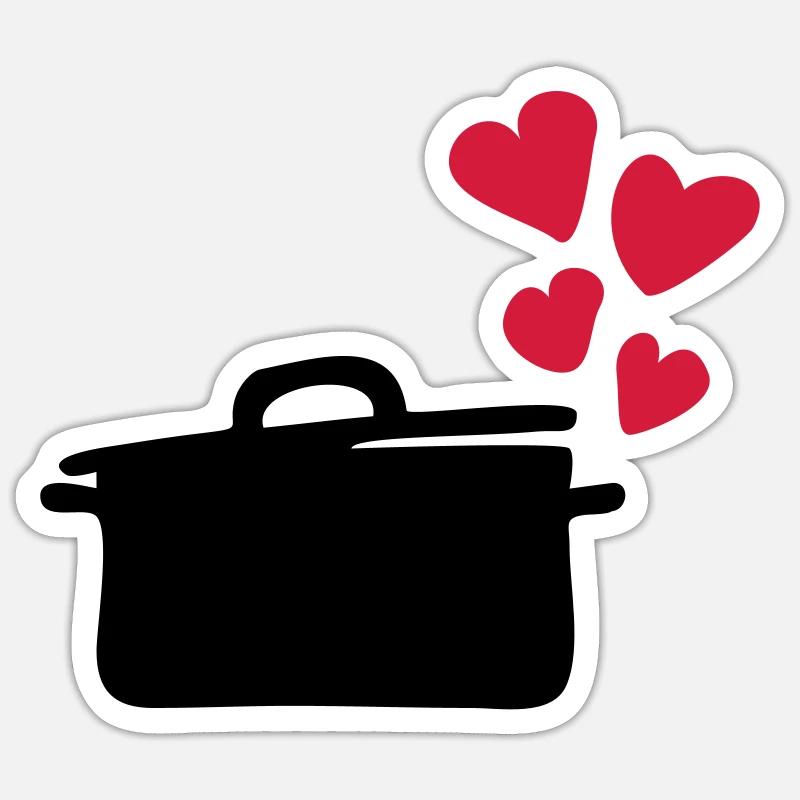 cuisine Sticker taille S (10 x 10 cm)