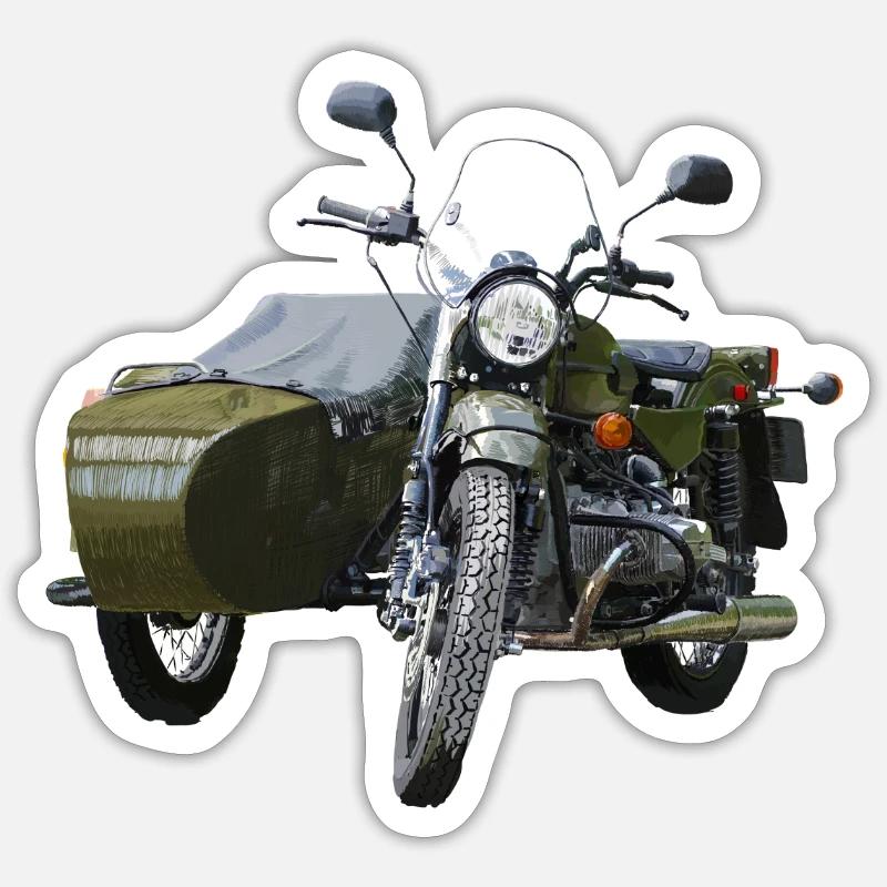 ural - Sticker size S (10 x 10 cm) - white matte