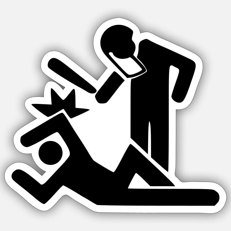 Demonstration rackets Sticker size S (10 x 10 cm)