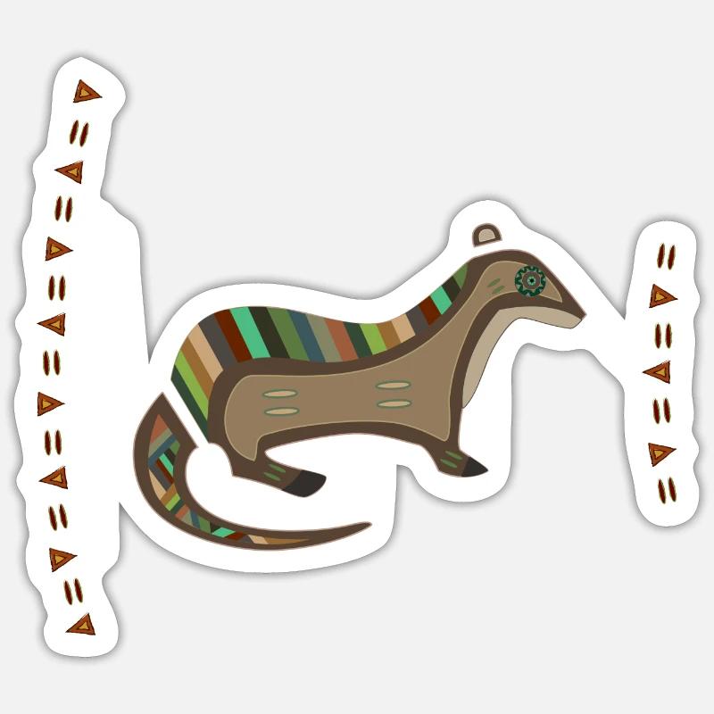 otter Sticker size S (10 x 10 cm)