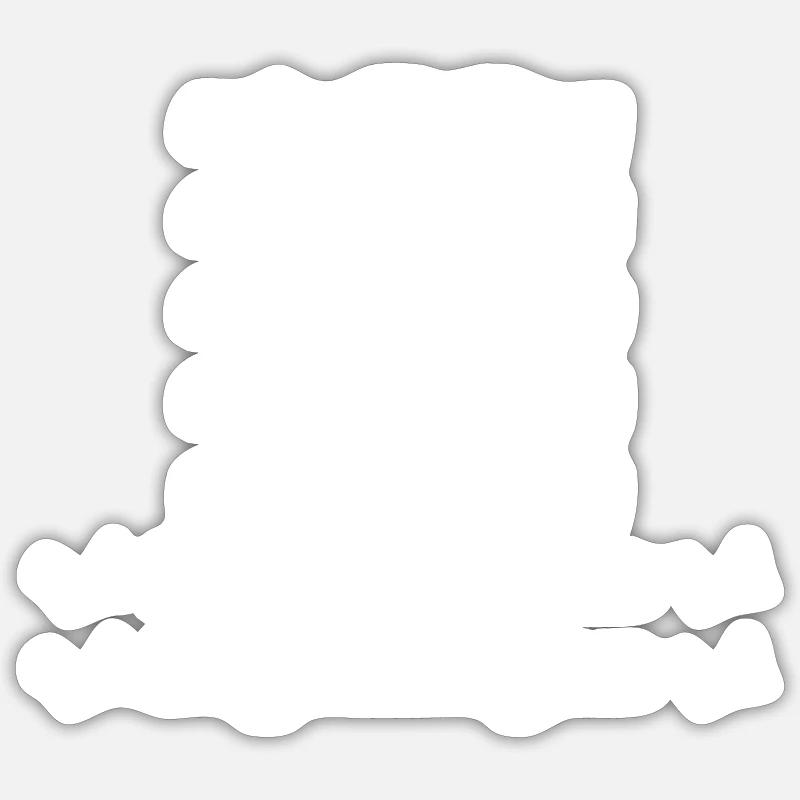 Tshirt Glider Glider Glide Gift - Sticker taille S (10 x 10 cm) - blanc mat
