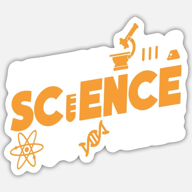 Ein Moment der Wissenschaft bitte Hemd - Sticker Größe S (10 x 10 cm) - Mattweiß
