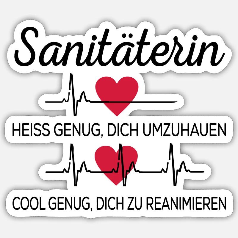 Paramedic Sticker size S (10 x 10 cm)