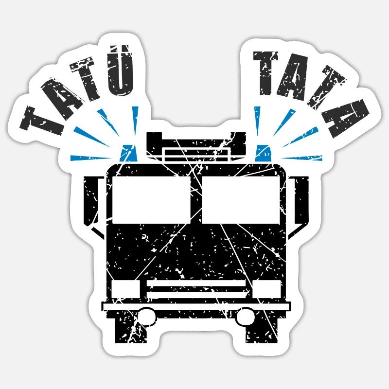Fire engine Sticker size S (10 x 10 cm)