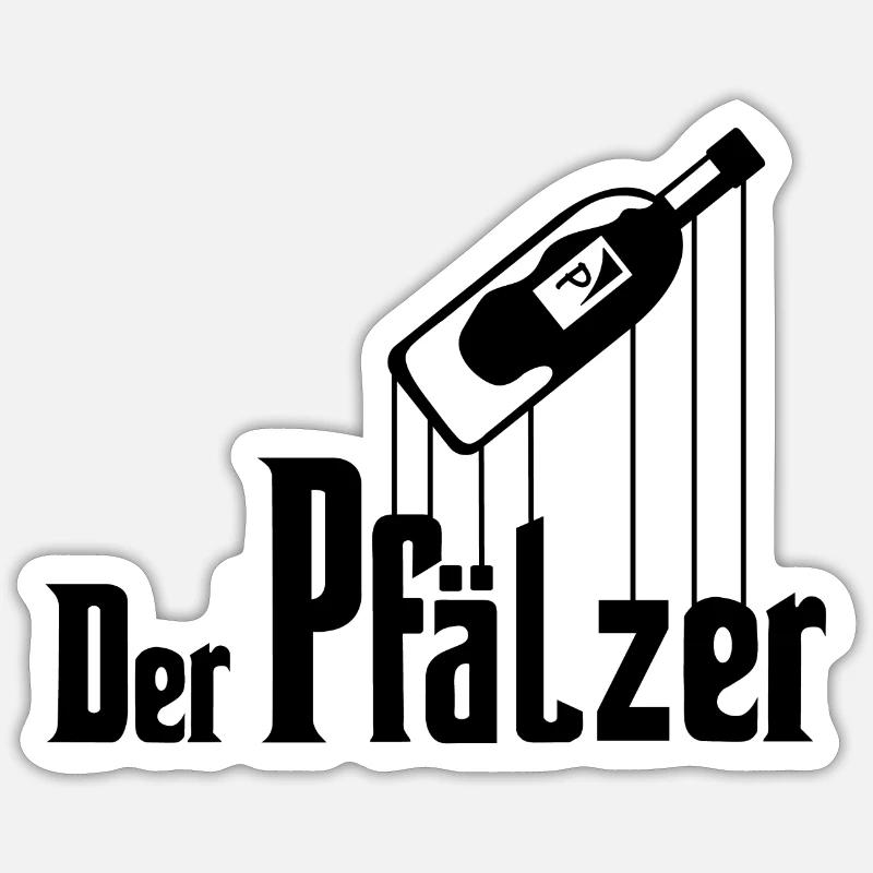 Der Pfälzer 2 Sticker Größe S (10 x 10 cm)