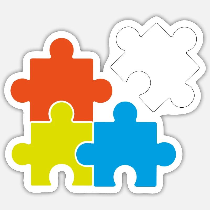 Puzzle Retrogaming Gift Placement Game Jeu Jeux Sticker taille S (10 x 10 cm)
