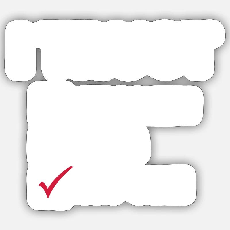 Sticker Größe S (10 x 10 cm) - 