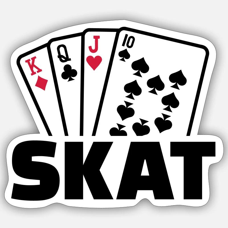 Skat Sticker taille S (10 x 10 cm)