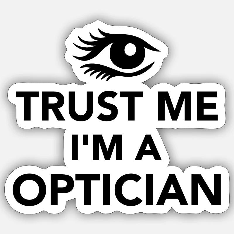 Optiker Sticker Größe S (10 x 10 cm)