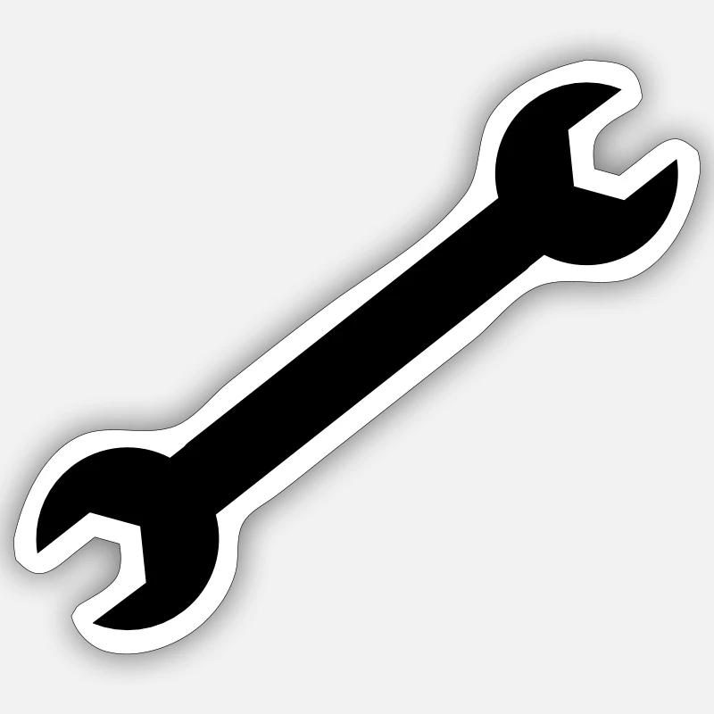 Screw wrench Sticker size S (10 x 10 cm)