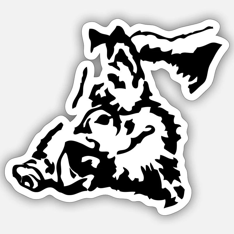 Sticker Größe S (10 x 10 cm) - 