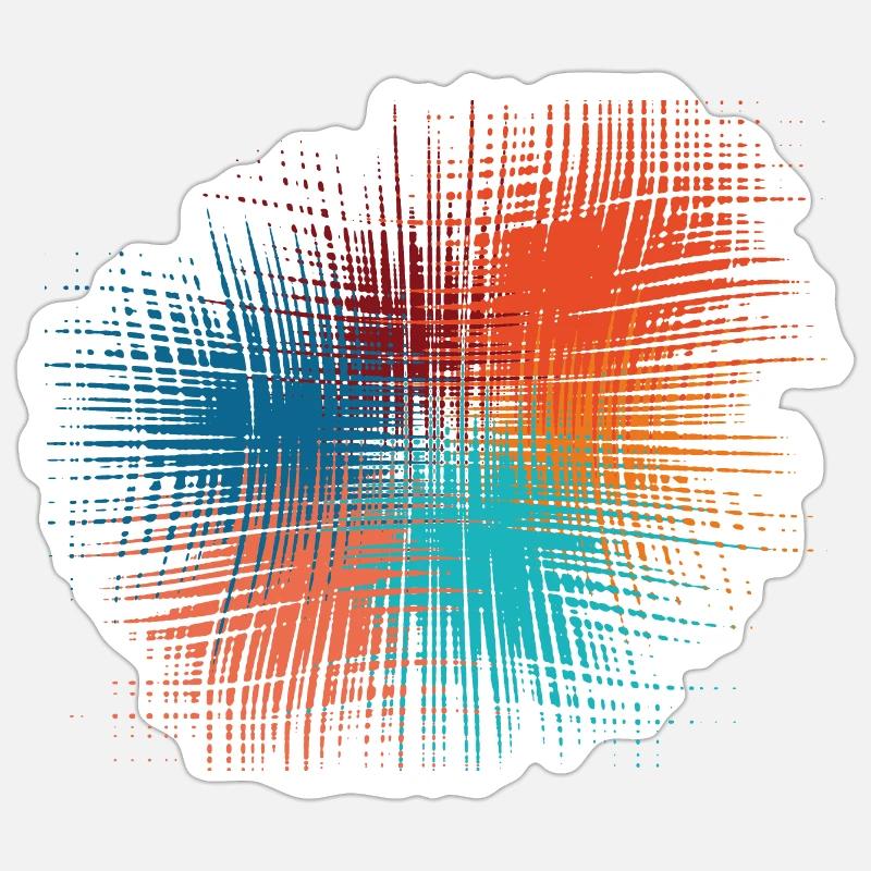 Explosion de couleurs Sticker taille S (10 x 10 cm)