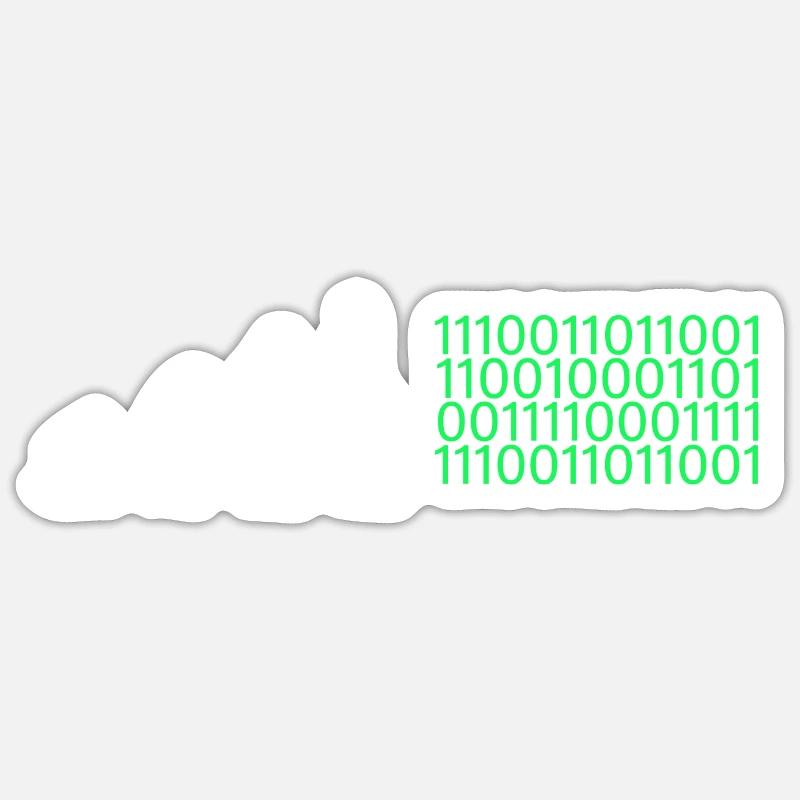 Evolution Künstliche Intelligenz - Sticker Größe S (10 x 10 cm) - Mattweiß