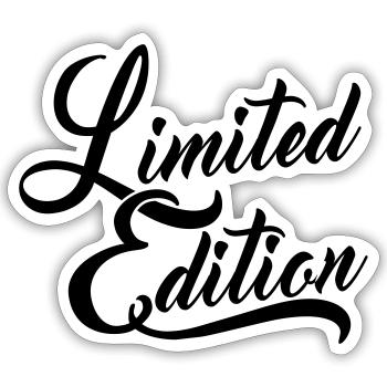 Limited Edition - Sticker size S (10 x 10 cm) - white matte - Front
