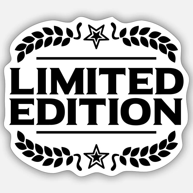 Limited Edition - Sticker Größe S (10 x 10 cm) - Mattweiß