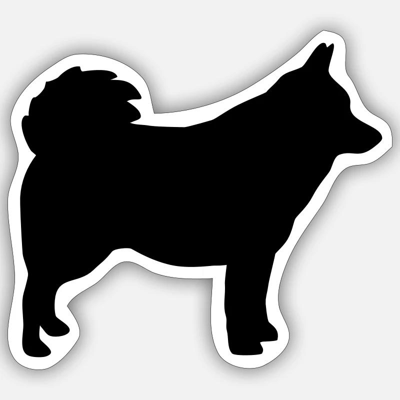 Schipperke Sticker Größe S (10 x 10 cm)