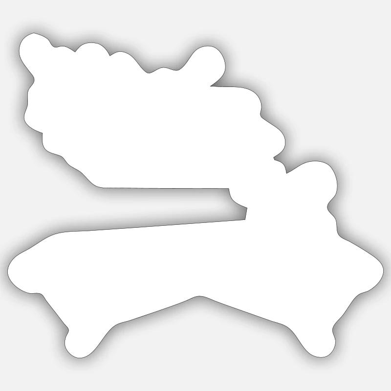 Sticker Größe S (10 x 10 cm) - 