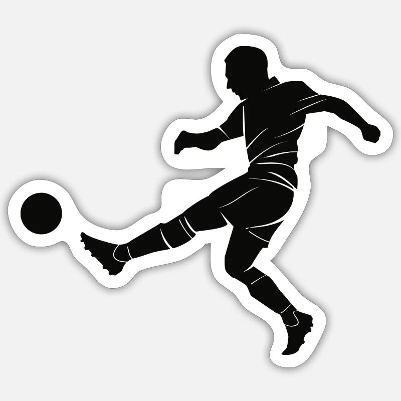 Player - Sticker size S (10 x 10 cm) - white matte