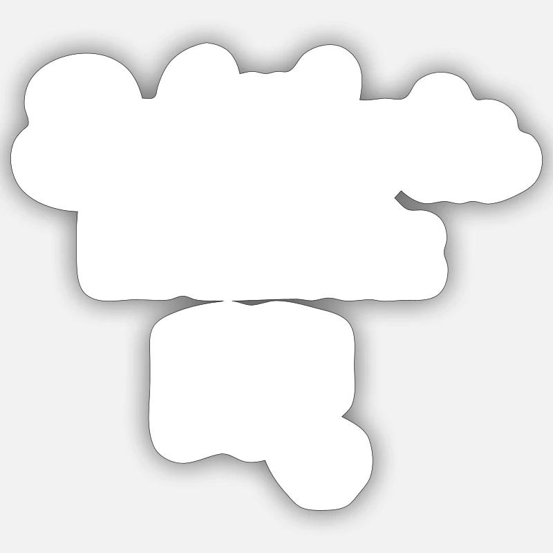 Schülerin im Einsatz - Sticker Größe S (10 x 10 cm) - Mattweiß