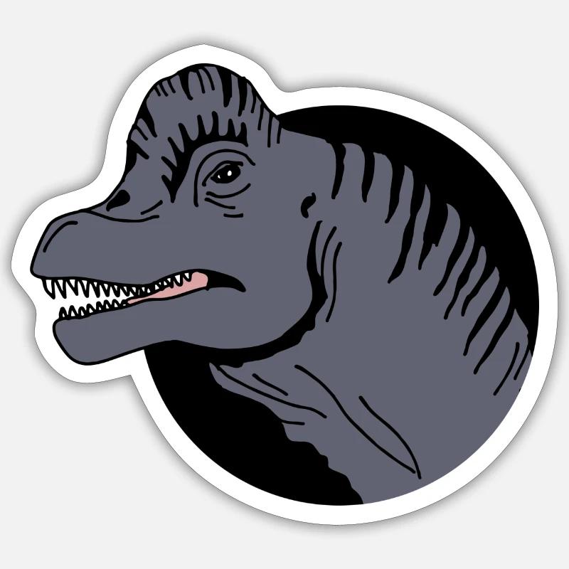 Brachiosaurus Dinosaur - Sticker size S (10 x 10 cm) - white matte