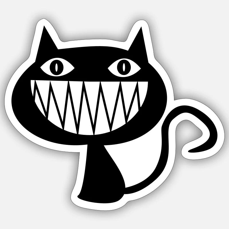 Cheshire Cat (D00231) Sticker size S (10 x 10 cm)