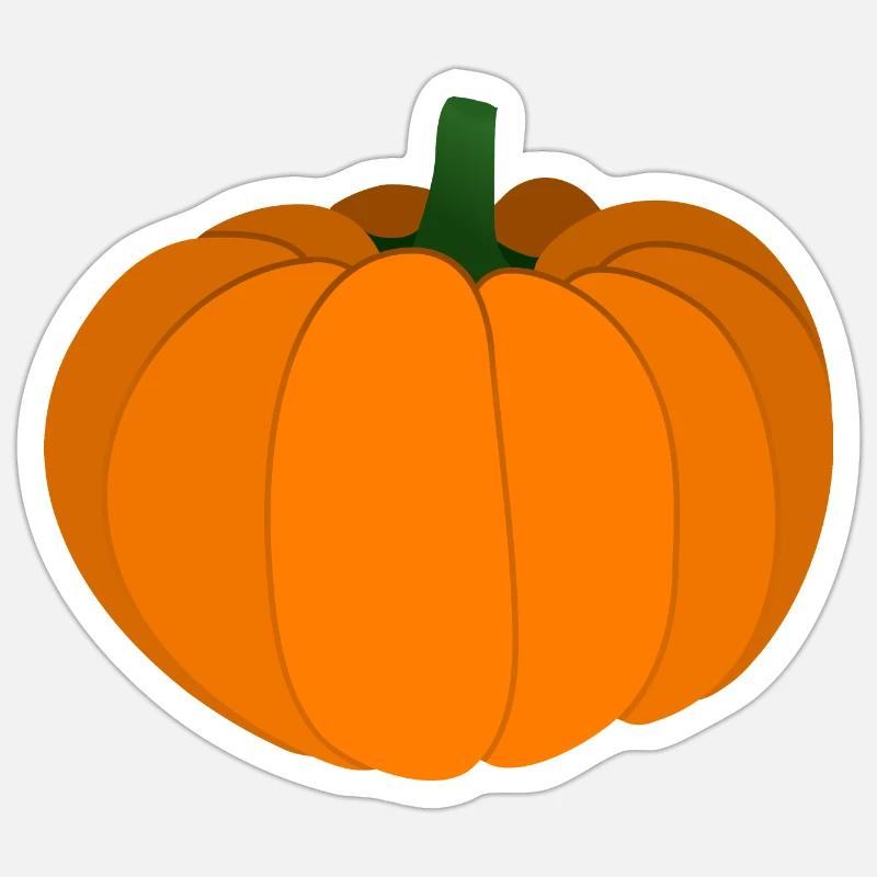 pumpkin Sticker size S (10 x 10 cm)