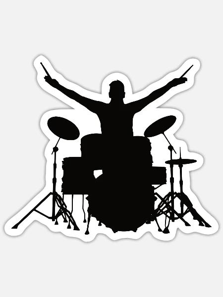 - Sticker size S (10 x 10 cm) - white matte