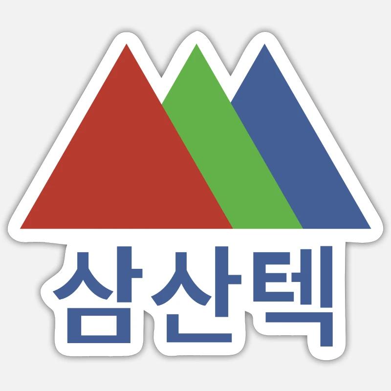 Samsan Tech Korea - Sticker size S (10 x 10 cm) - white matte