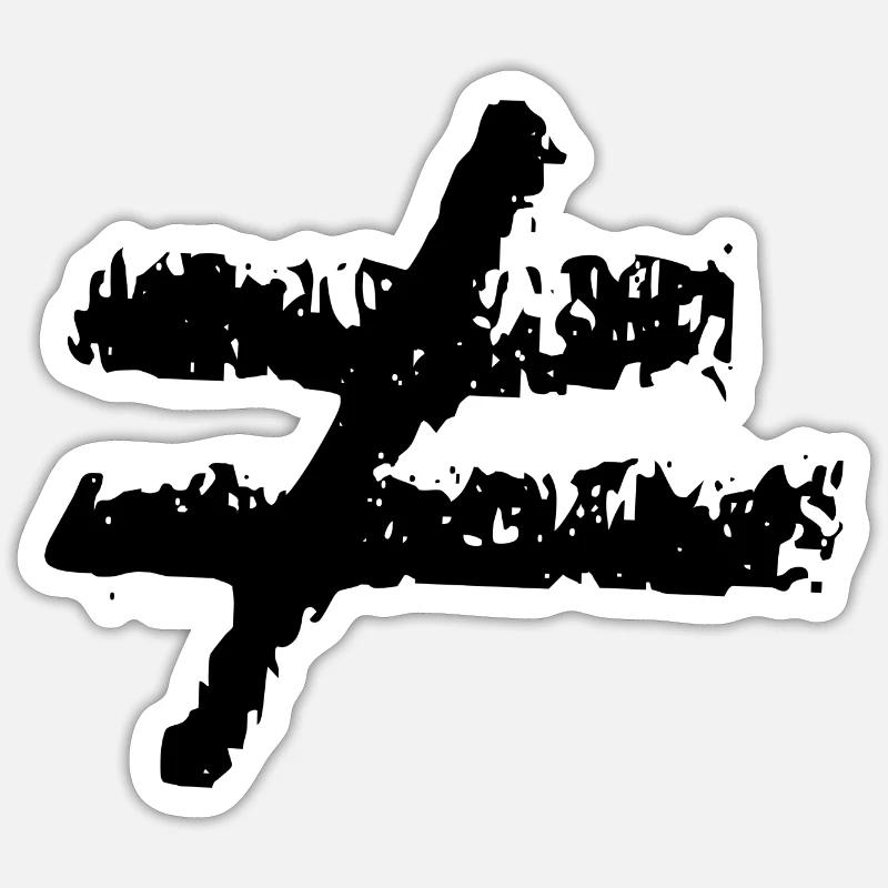Unequal Sticker size S (10 x 10 cm)