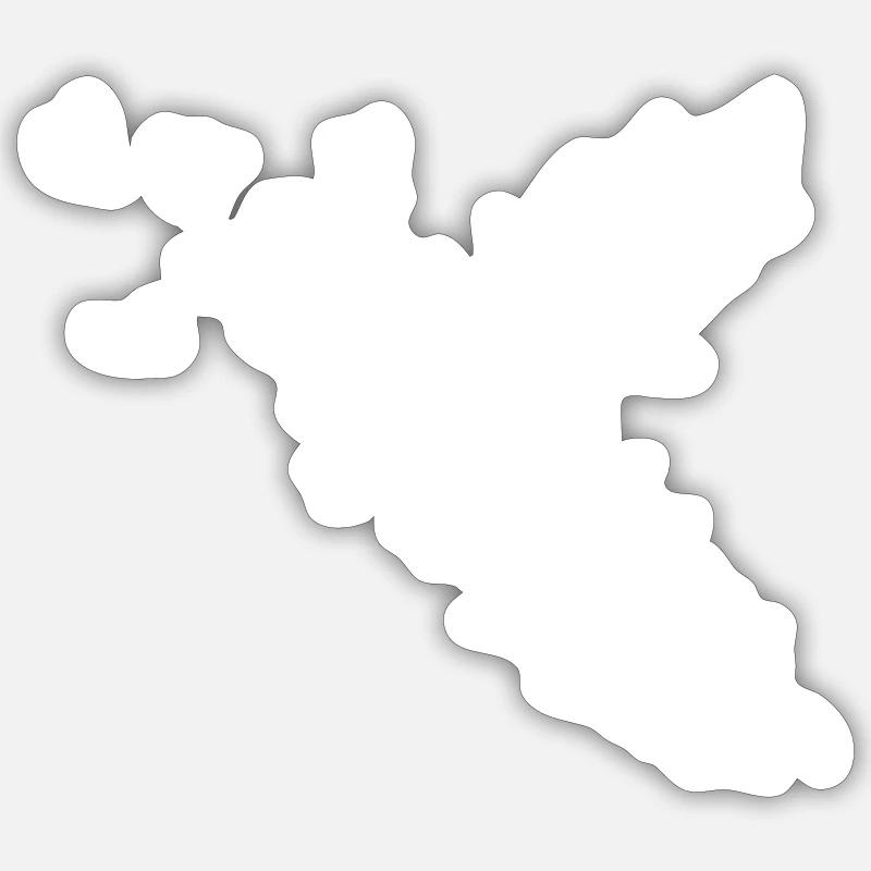 Plume Sticker taille S (10 x 10 cm)