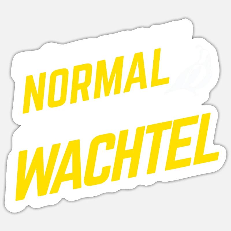 Wachtel Geschenkidee - Sticker Größe S (10 x 10 cm) - Mattweiß