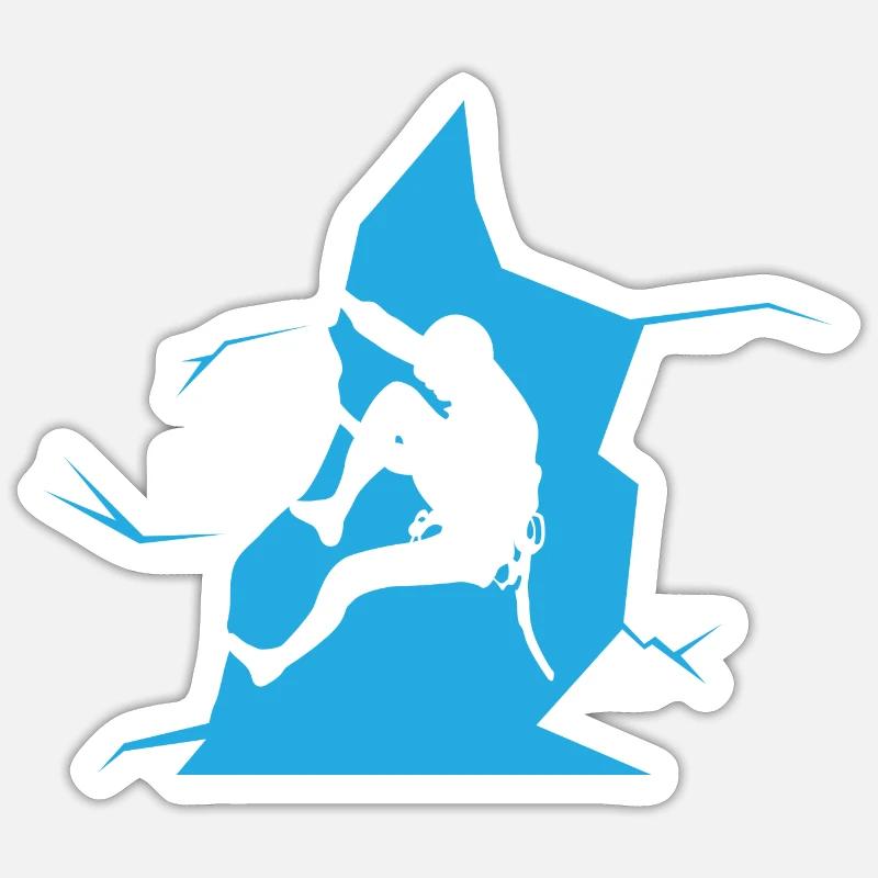 Klettern Sticker Größe S (10 x 10 cm)