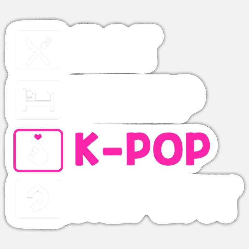 K-Pop Sticker size S (10 x 10 cm)