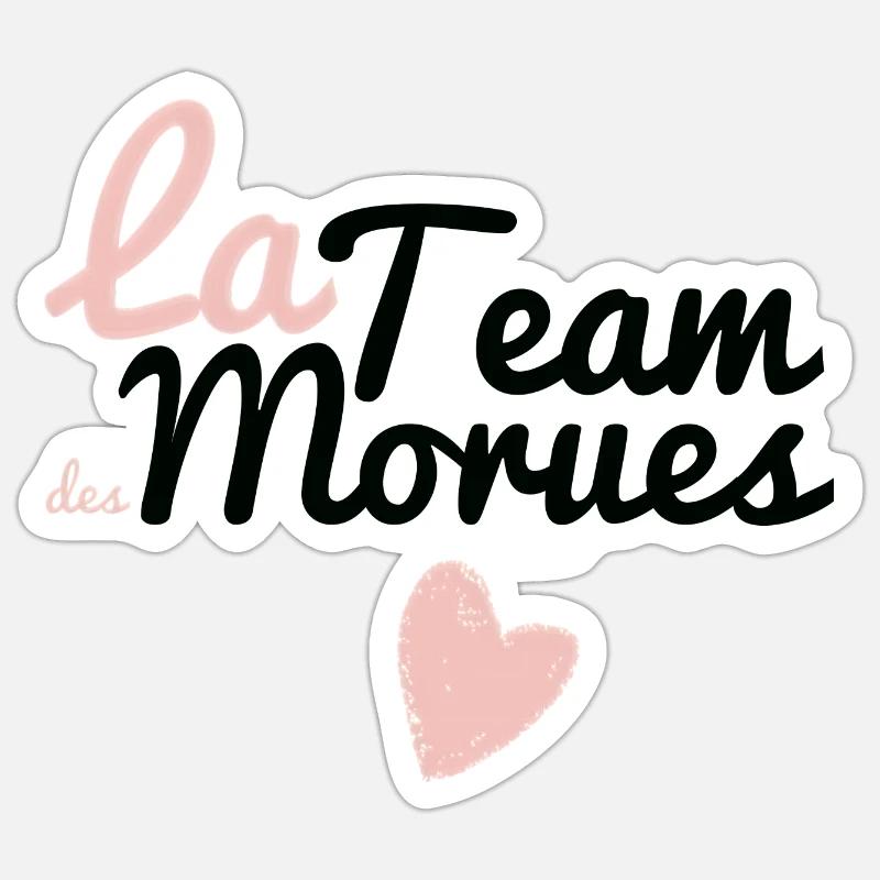 The cod team - Sticker size S (10 x 10 cm) - white matte