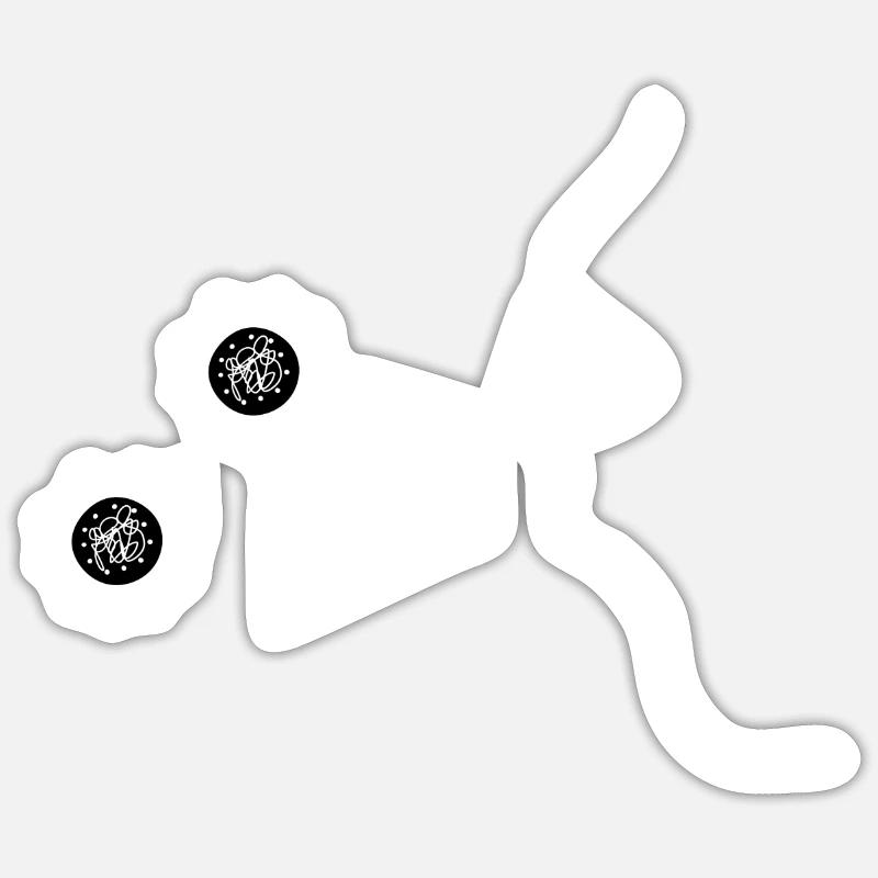 Viren corona Sticker Größe S (10 x 10 cm)