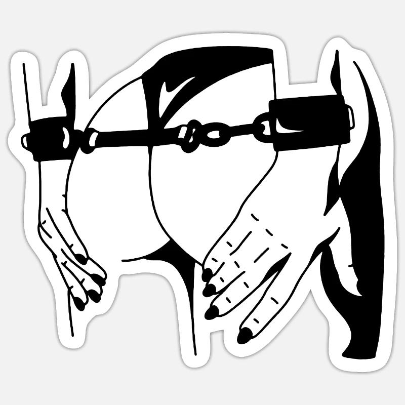 Erotic - Sticker size S (10 x 10 cm) - white matte