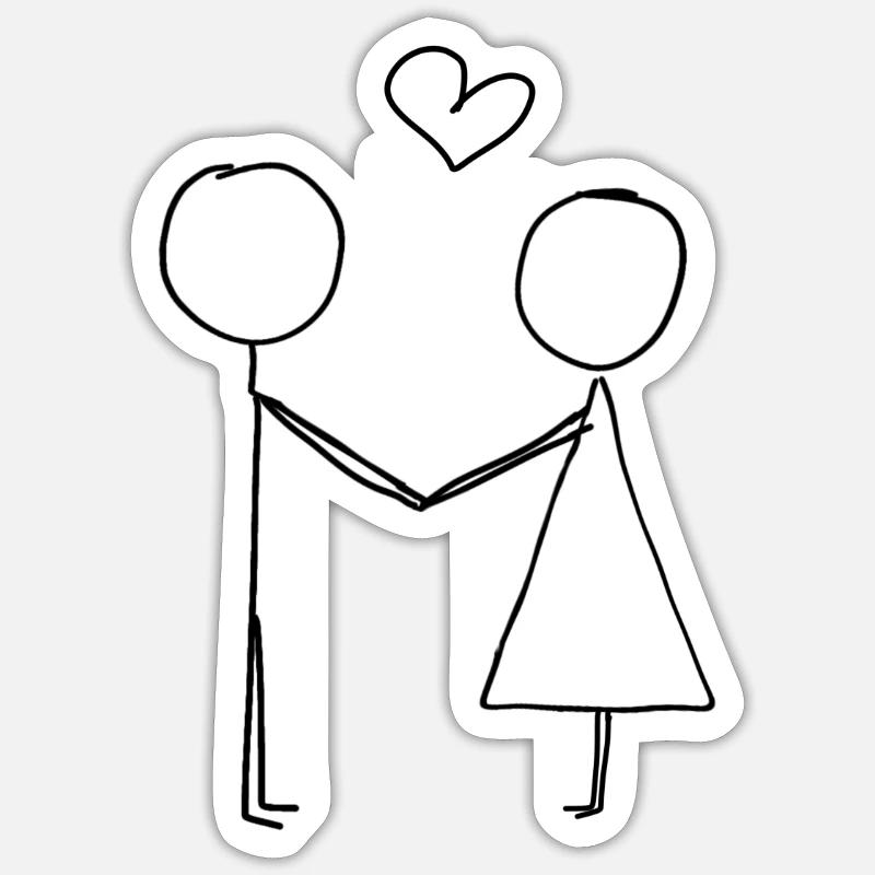 Querido Corazón Pegatina