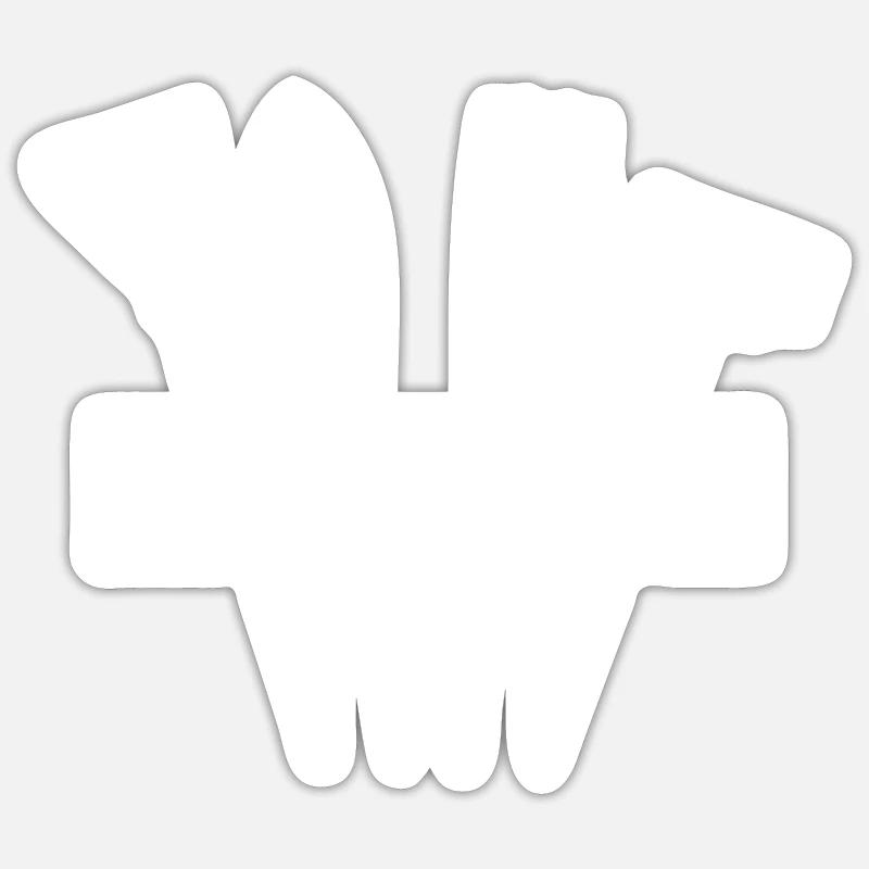 Rechenzentrum Gärtner - Sticker Größe S (10 x 10 cm) - Mattweiß